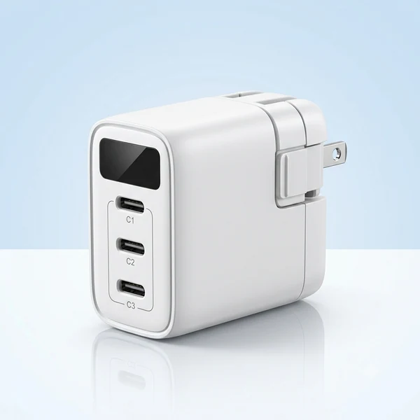 65W 氮化鎵三孔充電器