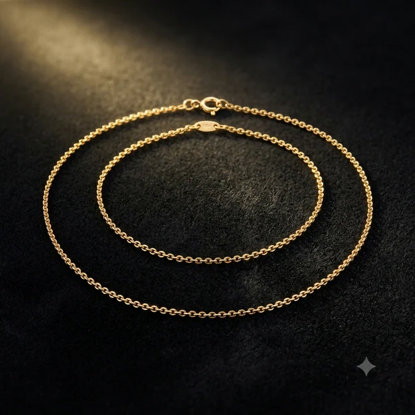18K 金鎖骨鍊